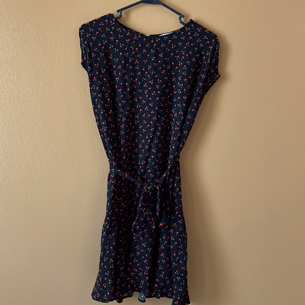 Popsugar black dress with cherries. Size XL